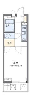 レオパレス大門坂下の間取り画像