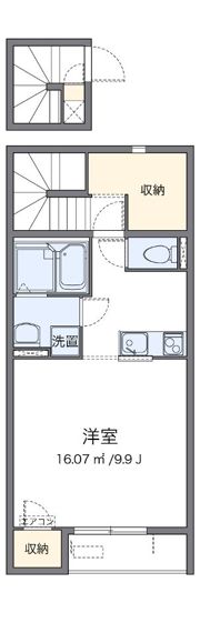 クレイノ姫路玉手Ⅱの間取り画像