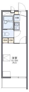 レオパレスベルク八幡の間取り画像