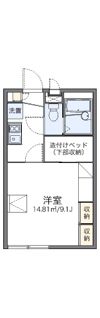 レオパレスジャルダンDの間取り画像