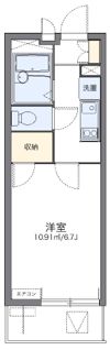 レオパレスエクセルケンSixの間取り画像