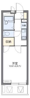 レオパレスルナボアールの間取り画像
