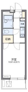 レオパレスルナボアールの間取り画像