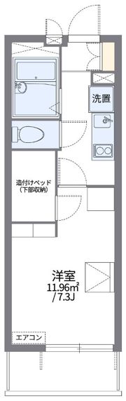 レオパレス爽の間取り画像