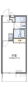 レオパレスバーン ディーⅠの間取り画像