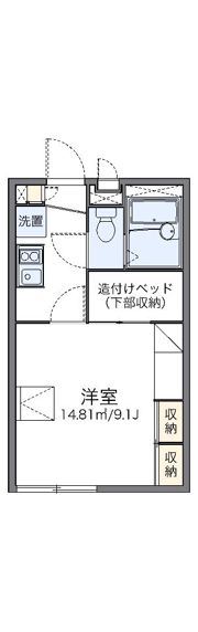 レオパレスFine Rの間取り画像