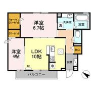 コンフォートAの間取り画像