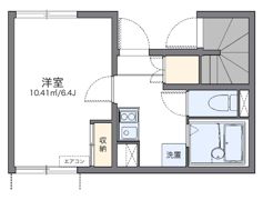 レオネクストビーチサイドYASの間取り画像