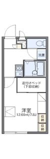 レオパレスアニバーサリーの間取り画像