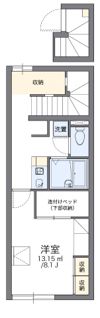 レオパレスオータム Ⅱの間取り画像