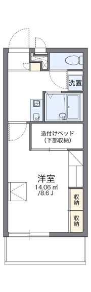 レオパレスRTの間取り画像