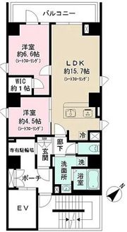 ショコラスイート東日本橋の間取り画像