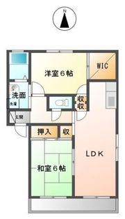 ベルドミールセキネD棟の間取り画像