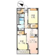 East WisteriaⅠ（イースト ウィステリアワン）の間取り画像