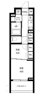 セジョリ高井戸の間取り画像