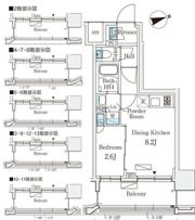 リビオメゾン御茶ノ水EASTの間取り画像