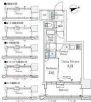 リビオメゾン御茶ノ水EASTの間取り画像