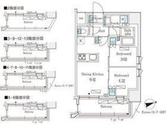 リビオメゾン御茶ノ水EASTの間取り画像