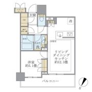 Brillia Tower 有明 MID CROSSの間取り画像