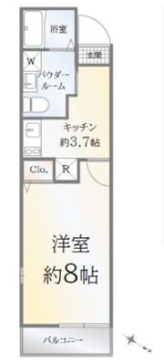 HDC方南町の間取り画像