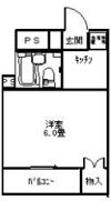 カワラマチハイツ箱田の間取り画像