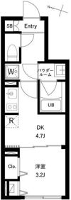 WHARF大井町westの間取り画像