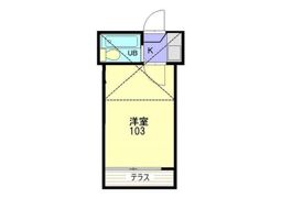 セドルハイム大和町Aの間取り画像