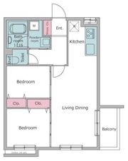レジディア世田谷若林の間取り画像
