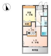 サンタプレイスⅥの間取り画像