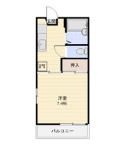 ビーフリーA棟の間取り画像