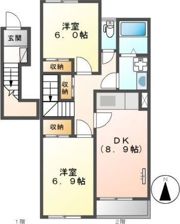 CASAⅠの間取り画像