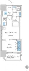 レジディア蒲田プレイスの間取り画像