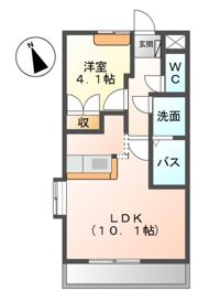 シェルティ F1（エフワン）の間取り画像
