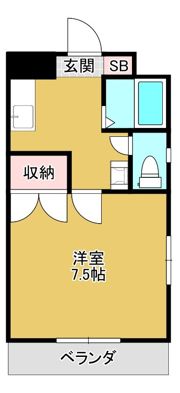 ビューテラスの間取り画像