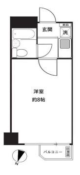 ヴィラロイヤル三番町の間取り画像