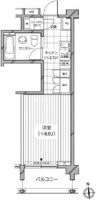 カスタリア麻布十番七面坂の間取り画像