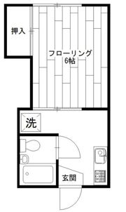 烏山ファーストハイツの間取り画像