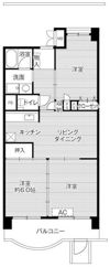 ビレッジハウス東松山タワー1号棟の間取り画像