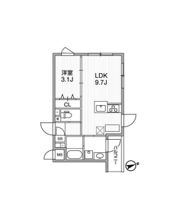 GranDuo柿の木坂2の間取り画像