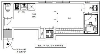 池尻コートラフィーネの間取り画像