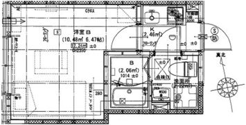 ルナール東伏見の間取り画像