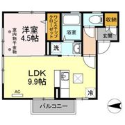 はなみずき Dの間取り画像