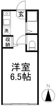 鷺宮3丁目アパートの間取り画像