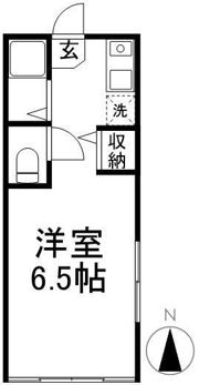 鷺宮3丁目アパートの間取り画像