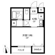 YKハイツの間取り画像
