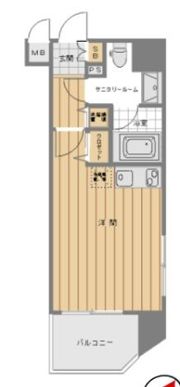 アヴァンツァーレ新宿ピアチェーレの間取り画像