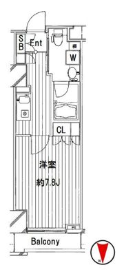 FeeLA渋谷の間取り画像