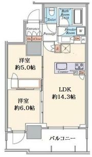 品川イーストシティタワーの間取り画像