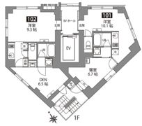 FABRIC東長崎Residenceの間取り画像