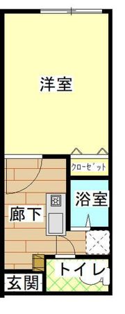 プレジール天神の間取り画像